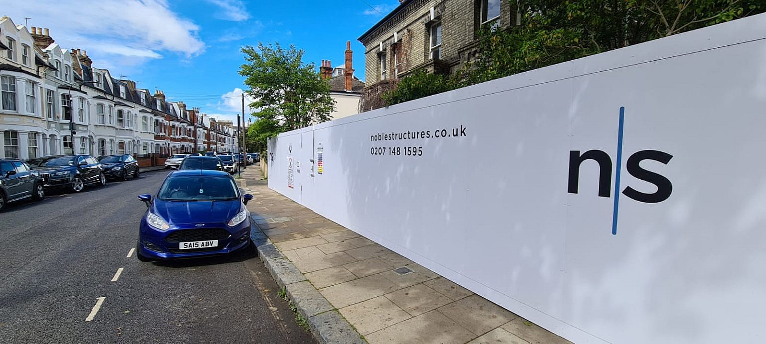 New hoarding design completed as construction continues on Broomhouse